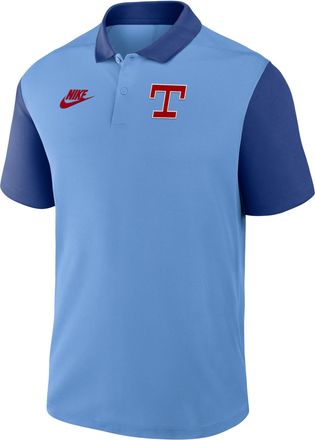 Nike Texas Rangers Cooperstown Victory Nike Mens Dri-FIT MLB Polo in Blue | 0458006PT86-DDZ
