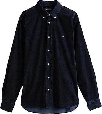 Tommy Hilfiger Camicia - Heren - Casual Overhemden - Blauw - S - Overhemden