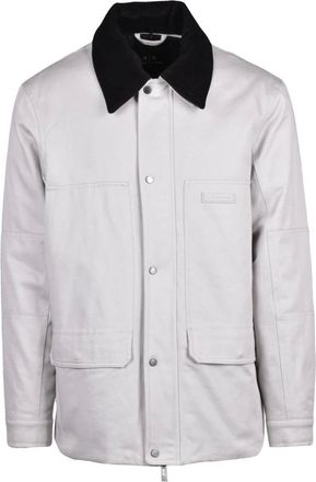 A|X Armani Exchange Jassen, Heren, Beige, S, Denim, Denim Jas