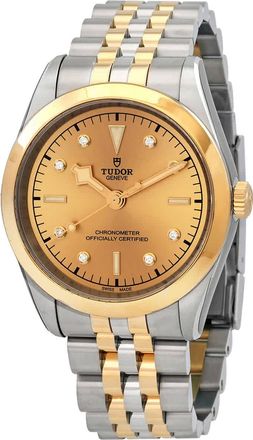 Tudor Black Bay 41 S&G Automatic Chronometer Diamond Champagne Dial Mens Watch M79683-0008