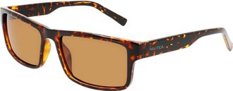 Nautica N906SP Polarized 206 Mens Sunglasses Tortoiseshell Size 58