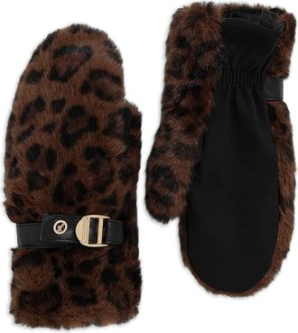 Joseph Ribkoff Guanti con stampa - Marrone