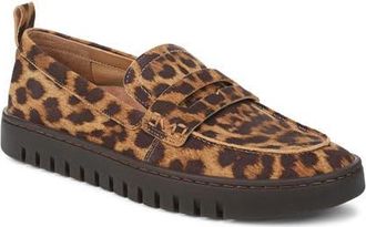 Vionic Uptown Hybrid Penny Loafer in Tan Leopard at Nordstrom, Size 7.5