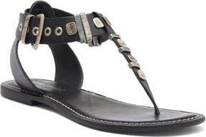 Jeffrey Campbell Leif Sandal in Black Combo at Nordstrom Rack, Size 7
