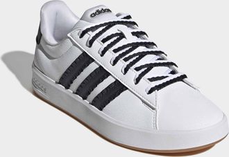 adidas Sneaker ADIDAS SPORTSWEAR GRAND COURT 3.0, Damen, Gr. 38,5, cloud wei&szlig;, core schwarz, gum10, Synthetik, Textil, Schuhe Sneaker