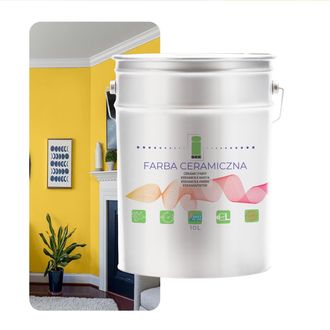 OEM Pintura Cer&aacute;mica Lavable Amarilla 10l Tienda De F&aacute;brica