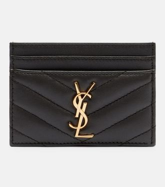 Saint Laurent Portacarte Cassandre in pelle matelassé