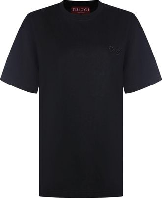 Gucci Logo Cotton T Shirt