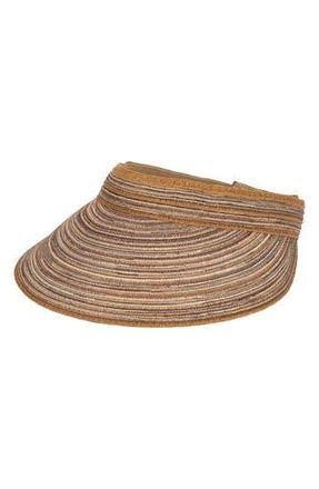 San Diego Hat Company UPF 50+ Visor in Brown at Nordstrom Rack