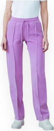 Ga&euml;lle Paris Rechte Pijp Broek - Dames - Sweatpants - Paars - S - Polyester - Broeken
