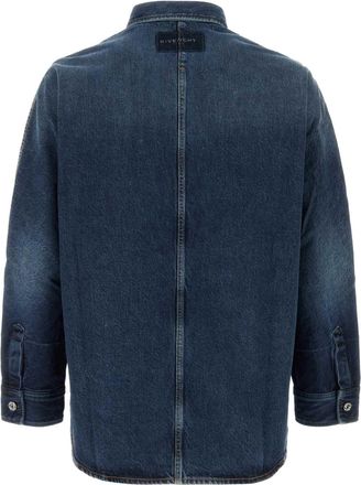 Givenchy Mens Shirt Blue Cotton