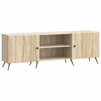 vidaXL Mueble De Tv Roble Sonoma 150 X 31 X 50 Cm Madera De Ingenier&iacute;a Vidaxl