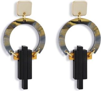 Toolally Petite Art Deco Chandeliers - Black Swirl at Nordstrom