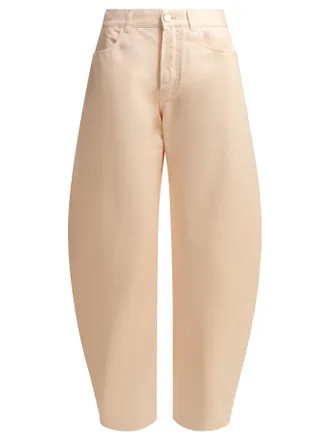 Alaia ronde jeans met wijde pijpen