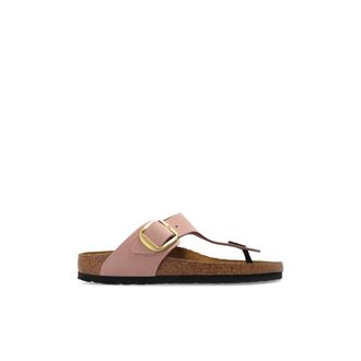 Birkenstock Gizeh Big Buckle Slippers - Dames - Slippers - Roze - 39 EU - Leer - Schoenen