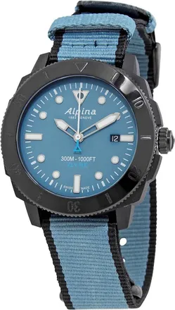Alpina Seastrong Diver Automatic Blue Dial Mens Watch AL-525LNB4VG6BLK