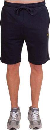 Lyle & Scott Casual Shorts, male, Blue, Size: XL Cotton Sweat Short