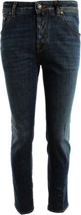 Jacob Cohen Scott Slim Jeans - Heren - Slim Fit Jeans - Blauw - W33 - Katoen - Jeans