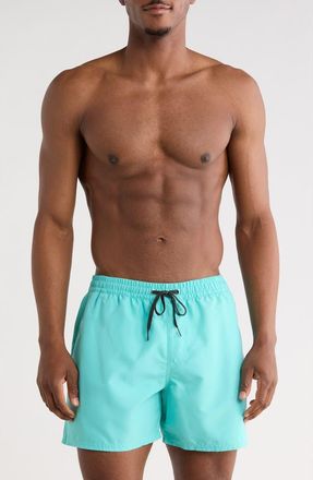 Quiksilver Everyday Volley 15-Inch Swim Trunks in Aqua Sky at Nordstrom Rack, Size Xx-Large