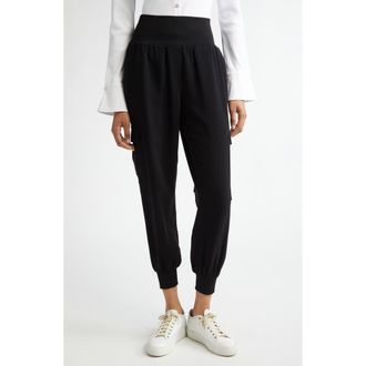 Cinq à Sept Giles Crepe Cargo Pants in Black at Nordstrom, Size Xx-Small