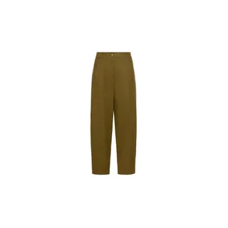 Max Mara Mxmadorni - female - Max Mara - Straight Trousers - Green - 2XS - Trousers