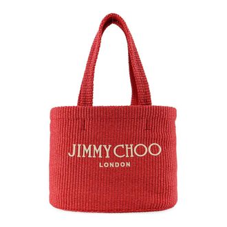 Jimmy Choo London Tote Bags, female, Red, Size: ONE SIZE Beach Tote