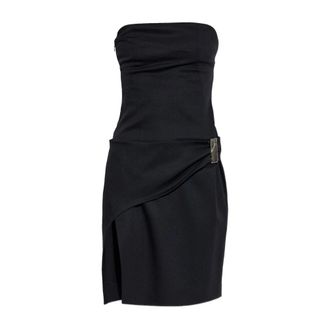 The Attico Zwarte Feestjurken Collectie - Dames - Feestkleedjes - Zwart - XS - Kleedjes