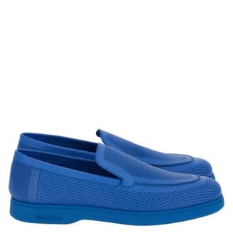 Ferragamo Flynn Perforated Slip-On Loafers, Size 9 E