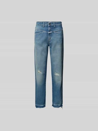Closed Closed Straight Fit Jeans im Destroyed-Look in Jeansblau, Gr&ouml;&szlig;e 26
