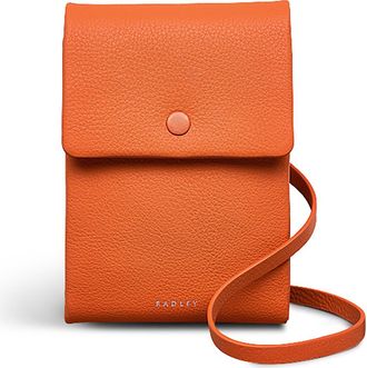 Radley London Mallow Street Medium Phone Crossbody Bag in Orange Peel at Nordstrom