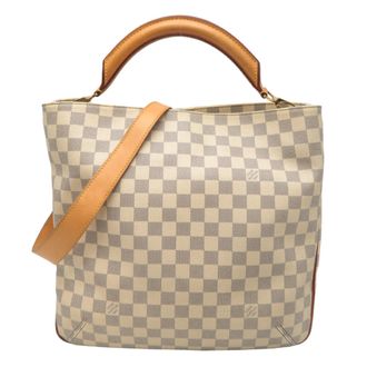 Louis Vuitton White Damier Azur Tote Bag (Pre-Owned)