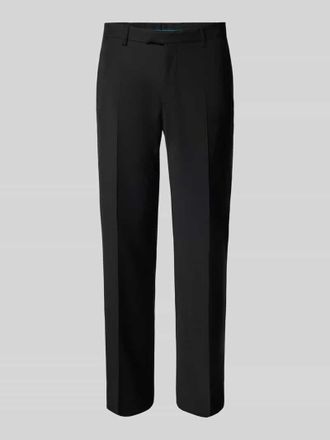 Pierre Cardin Regular Fit Anzughose mit B&uuml;gelfalten Modell Ryan in Black, Gr&ouml;&szlig;e 56