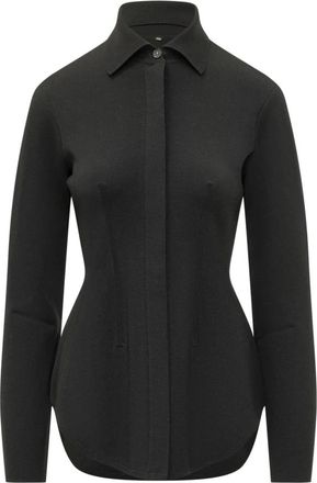 Sportmax Slim-fit Cardigan - Dames - Zomerjassen - Zwart - L - Jassen