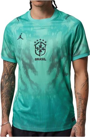 Nike Jordan Air Jordan Brazil 2026 Stadium Goalkeeper Replica Jersey Light Menta Black IQ3335-369