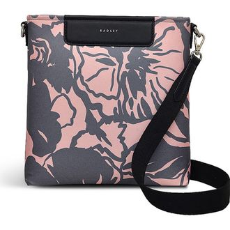 Radley London Southwell Gardens Floral Small Crossbody Bag in Black at Nordstrom Rack