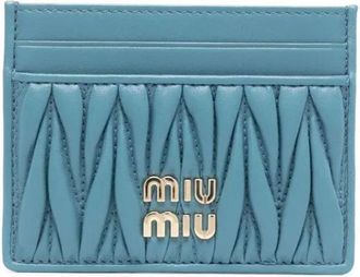Miu Miu Matelass&eacute; Nappa Leather Card Holder Accessories
