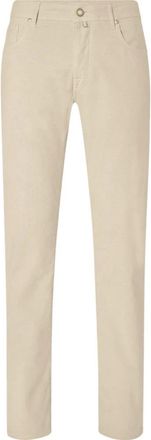 Jacob Cohen Bard Pant - Heren - Slim Fit Broeken - Beige - W36 - Tweed - Broeken