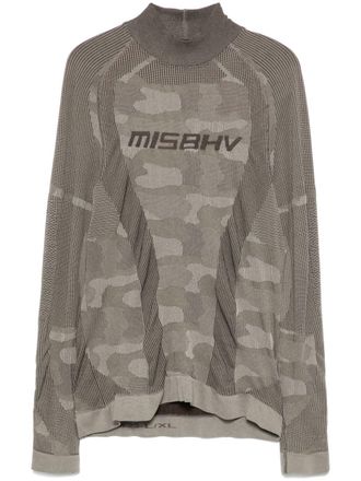 Misbhv Camo Sport sweater - men - Elastane/Polyamide - XS/S - Brown