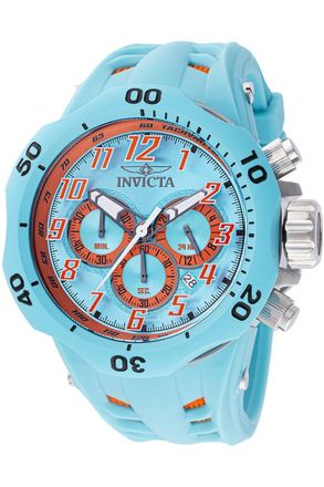 Invicta Venom - Hydra 48238 Heren Horloge - Quartz Uurwerk - Roestvrij Staal met oranje Wijzerplaat - 52mm