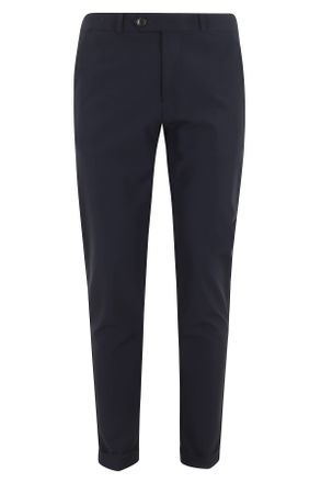 Roberto Ricci Design Blue Slim Fit Stretch Technical Trouser