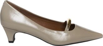 Gioseppo Schoenen met Patent Effect Hak - Dames - Pumps - Beige - 37 EU - Leer - Schoenen