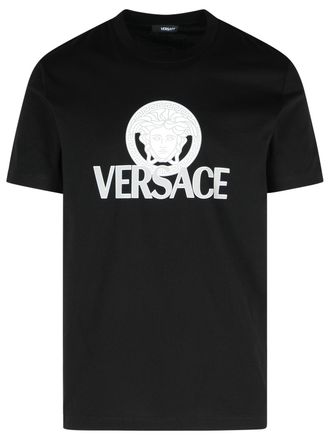 Versace Black Cotton T-shirt