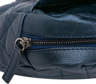 Chanel Hobo Bags - 2012 Jumbo Quilted Caviar Easy Flap - Gr. unisize - in Blau - für Damen