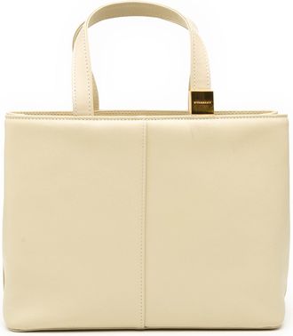 Burberry Womens Pre-owned Leather Handbag - Ivory - One Size