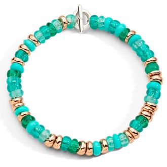 Dodo RONDELLE BRACELET IN GOLD-PLATED SILVER & RECYCLED PLASTIC