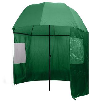 vidaXL Paraguas De Pesca Verde 300x240 Cm Vidaxl