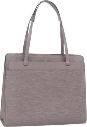 Louis Vuitton Pre-owned Vintage Tote Bag - Dames - Vintage Shopper - Paars - ONE Size - Leer - Vintage