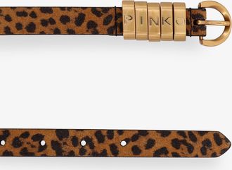 Pinko Womens Leather Belt Multicolour