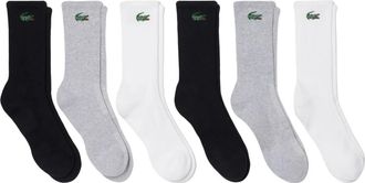 Lacoste Confezione da 6 paia di calzini sportivi - - Underwear - Uomo - Multicolore - S