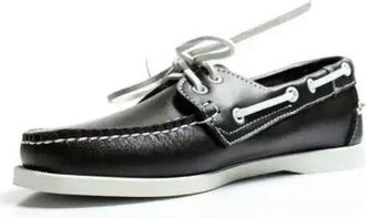 Generic QXDZSW Mens Casual Suede Leather Docksides Classic Boat Shoes Loafers Shoes Unisex Handmade Shoes